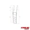 Extreme Max Extreme Max 3005.3904 Sliding Dock Ladder - 6-Step 3005.3904 - alternate 2